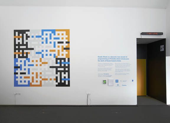 Philip Bradshaw, Installation view, That's Not What I Meant, Firstsite, Colchester, 2015, CC601 (No, Yes, No, Yes)